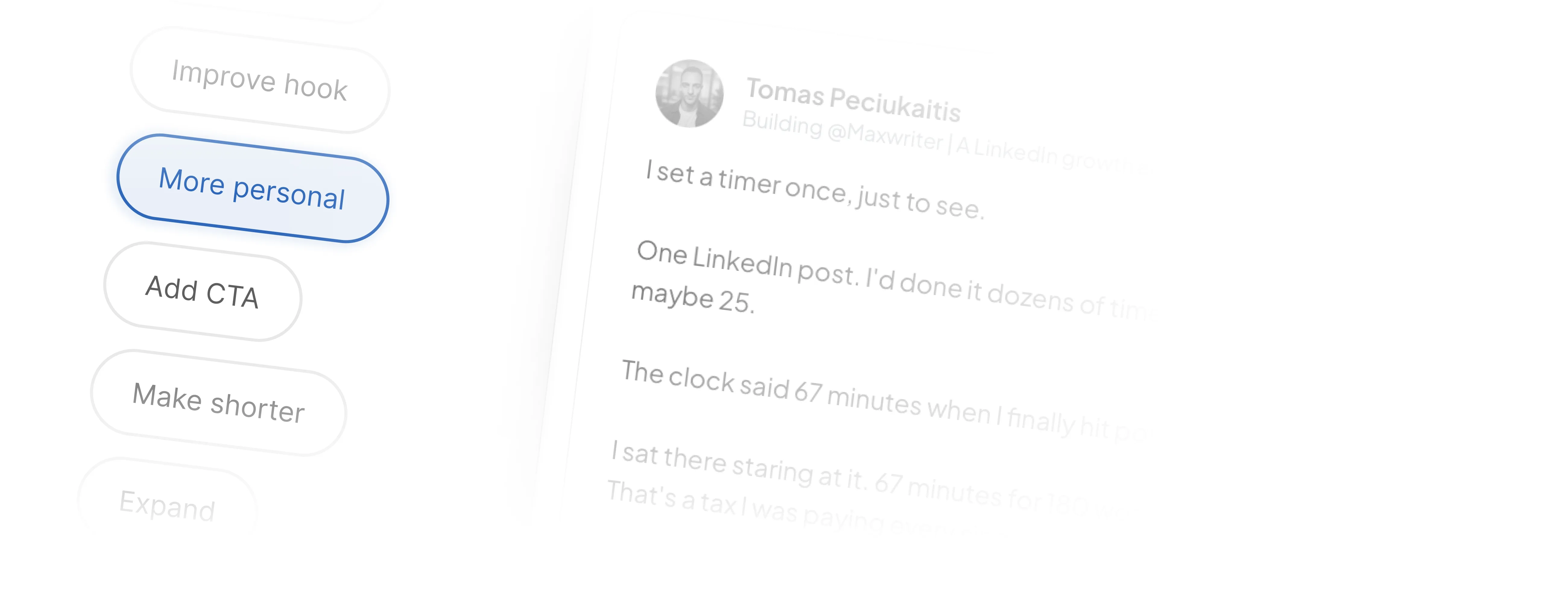 Maxwriter compose panel